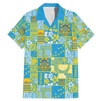 Tuvalu Manuia te Kilisimasi Family Matching Mermaid Dress and Hawaiian Shirt Pacific Patchwork Xmas Vibes - Polynesian Pride