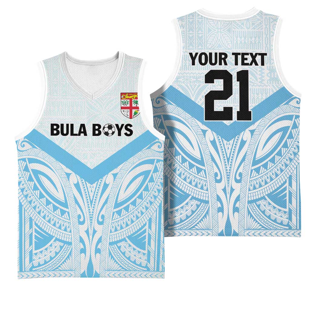 Fiji Football Custom Basketball Jersey Bula Boys Go Champions LT9 - Polynesian Pride