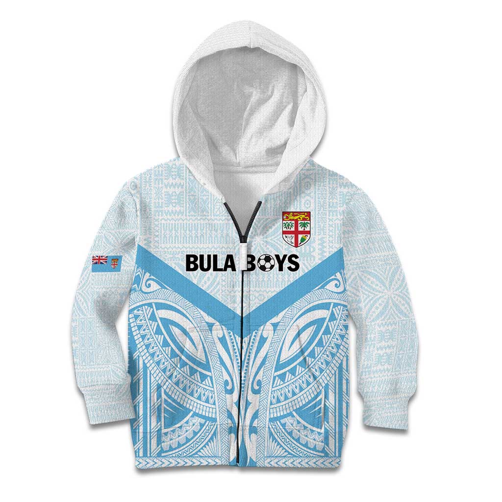 Fiji Football Custom Kid Hoodie Bula Boys Go Champions