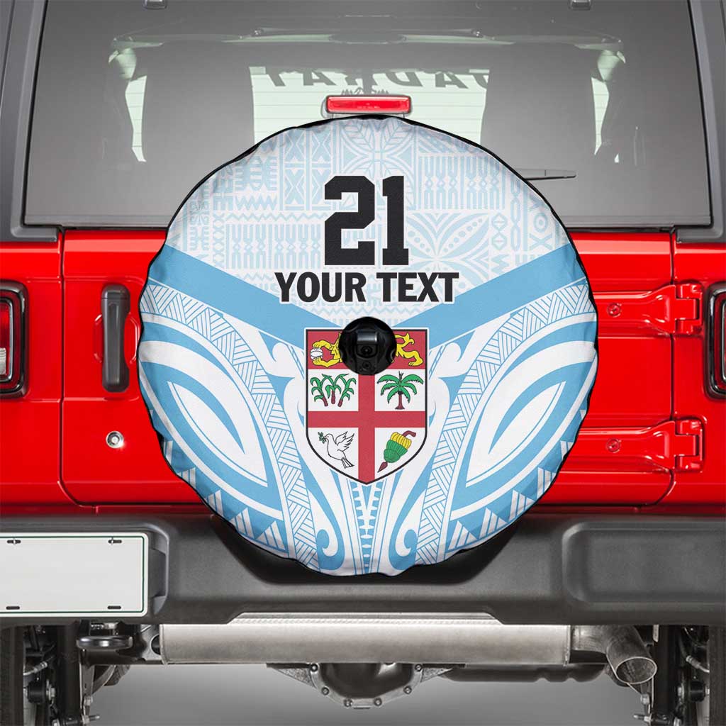 Fiji Football Custom Spare Tire Cover Bula Boys Go Champions