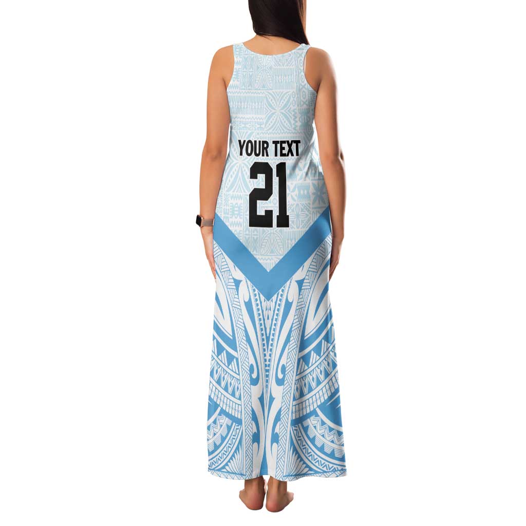 Fiji Football Custom Tank Maxi Dress Bula Boys Go Champions