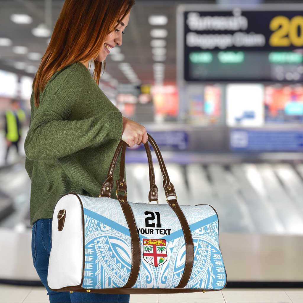 Fiji Football Custom Travel Bag Bula Boys Go Champions - Polynesian Pride