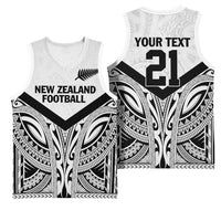 New Zealand Football Custom Basketball Jersey All White Fern Go Champions - Polynesian Pride