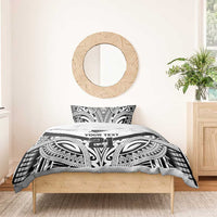New Zealand Football Custom Bedding Set All White Fern Go Champions