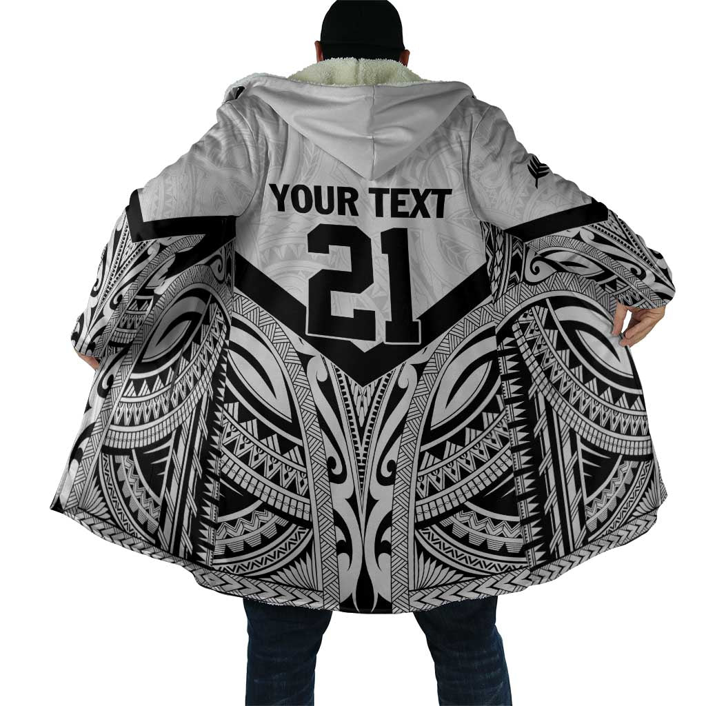 New Zealand Football Custom Cloak All White Fern Go Champions - Polynesian Pride