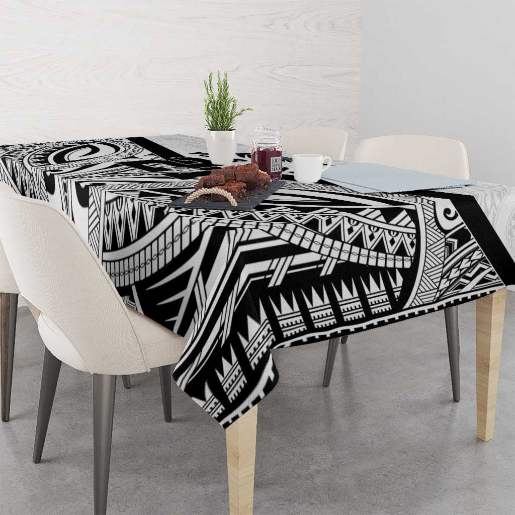 New Zealand Football Custom Tablecloth All White Fern Go Champions