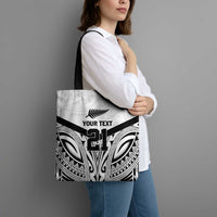 New Zealand Football Custom Tote Bag All White Fern Go Champions - Polynesian Pride