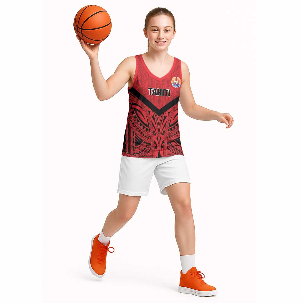 Tahiti Football Custom Basketball Jersey Toa Aito Go Champions - Polynesian Pride