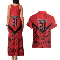 Tahiti Football Custom Couples Matching Tank Maxi Dress and Hawaiian Shirt Toa Aito Go Champions