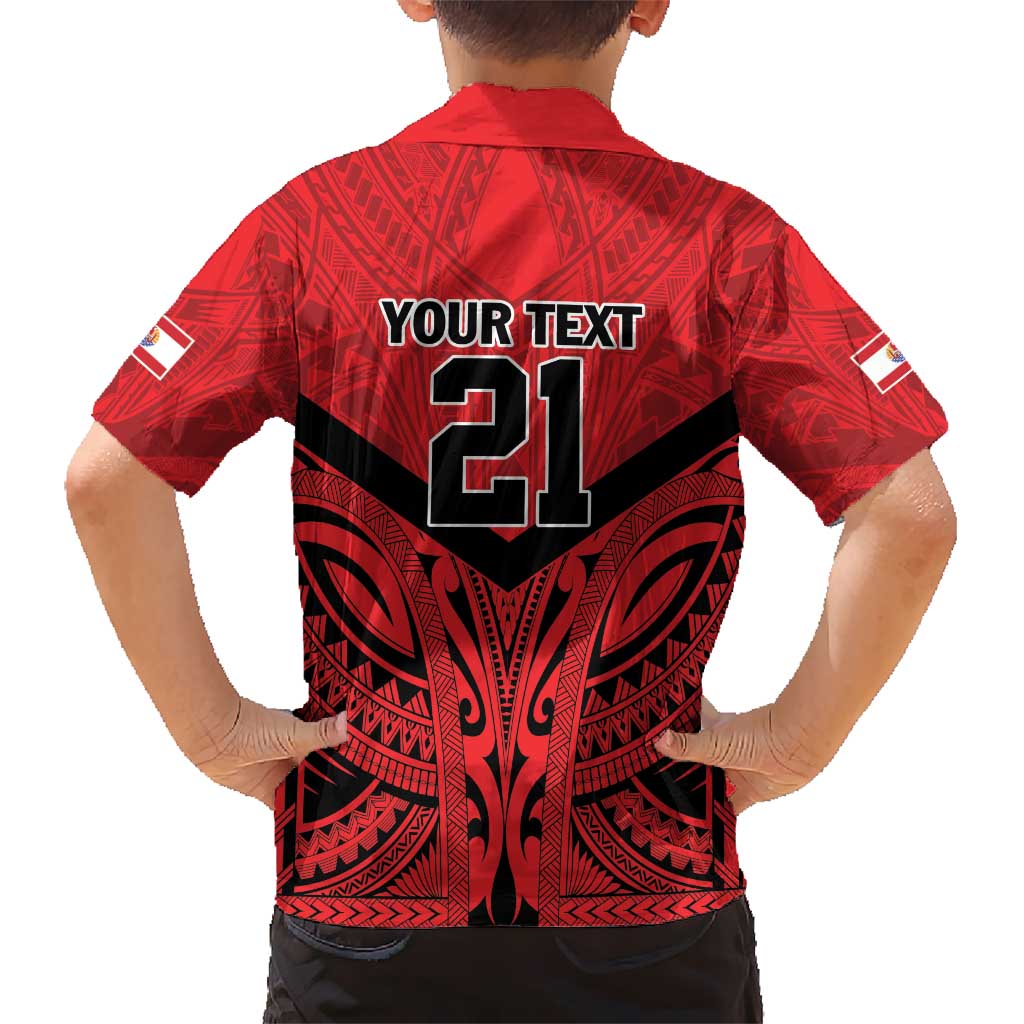 Tahiti Football Custom Kid Hawaiian Shirt Toa Aito Go Champions LT9 - Polynesian Pride