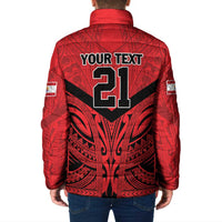 Tahiti Football Custom Padded Jacket Toa Aito Go Champions LT9 - Polynesian Pride