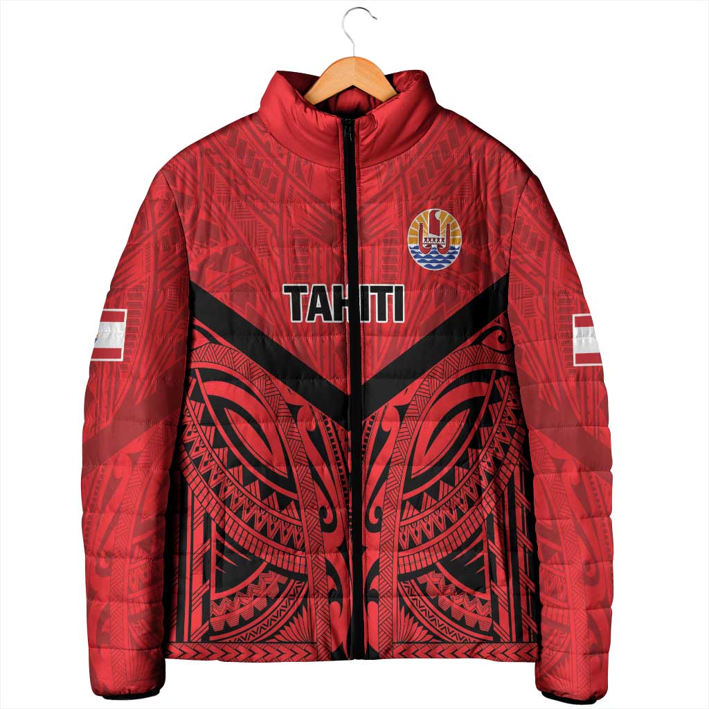 Tahiti Football Custom Padded Jacket Toa Aito Go Champions LT9 - Polynesian Pride