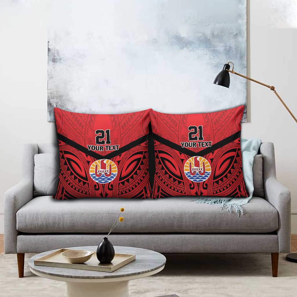 Tahiti Football Custom Pillow Cover Toa Aito Go Champions - Polynesian Pride