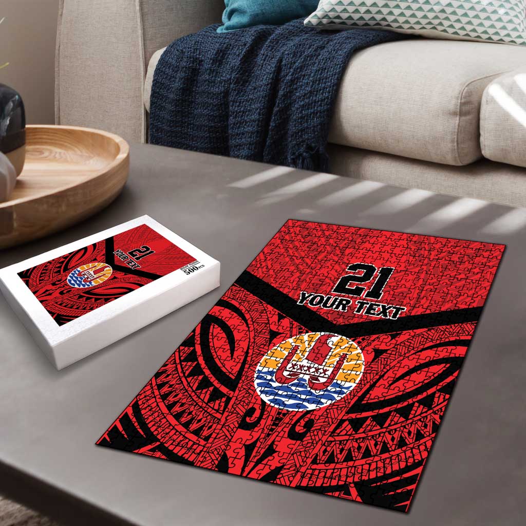 Tahiti Football Custom Puzzle Toa Aito Go Champions LT9 - Polynesian Pride