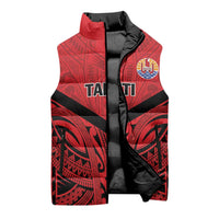 Tahiti Football Custom Sleeveless Puffer Jacket Toa Aito Go Champions LT9 - Polynesian Pride