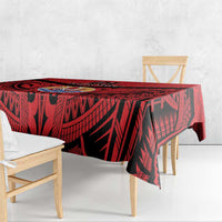 Tahiti Football Custom Tablecloth Toa Aito Go Champions