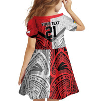 New Caledonia-Tahiti Football Custom Family Matching Tank Maxi Dress and Hawaiian Shirt Together Go Champions