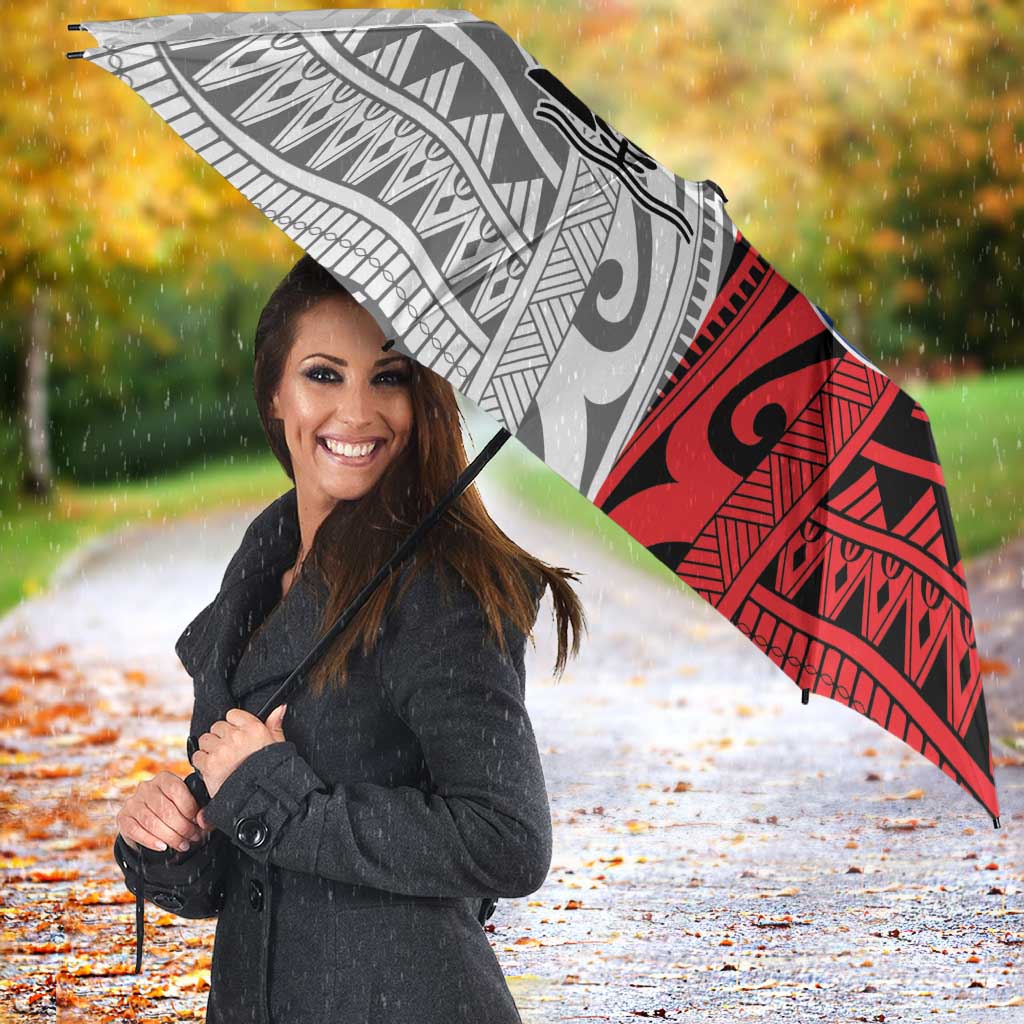 New Caledonia-Tahiti Football Custom Umbrella Together Go Champions - Polynesian Pride