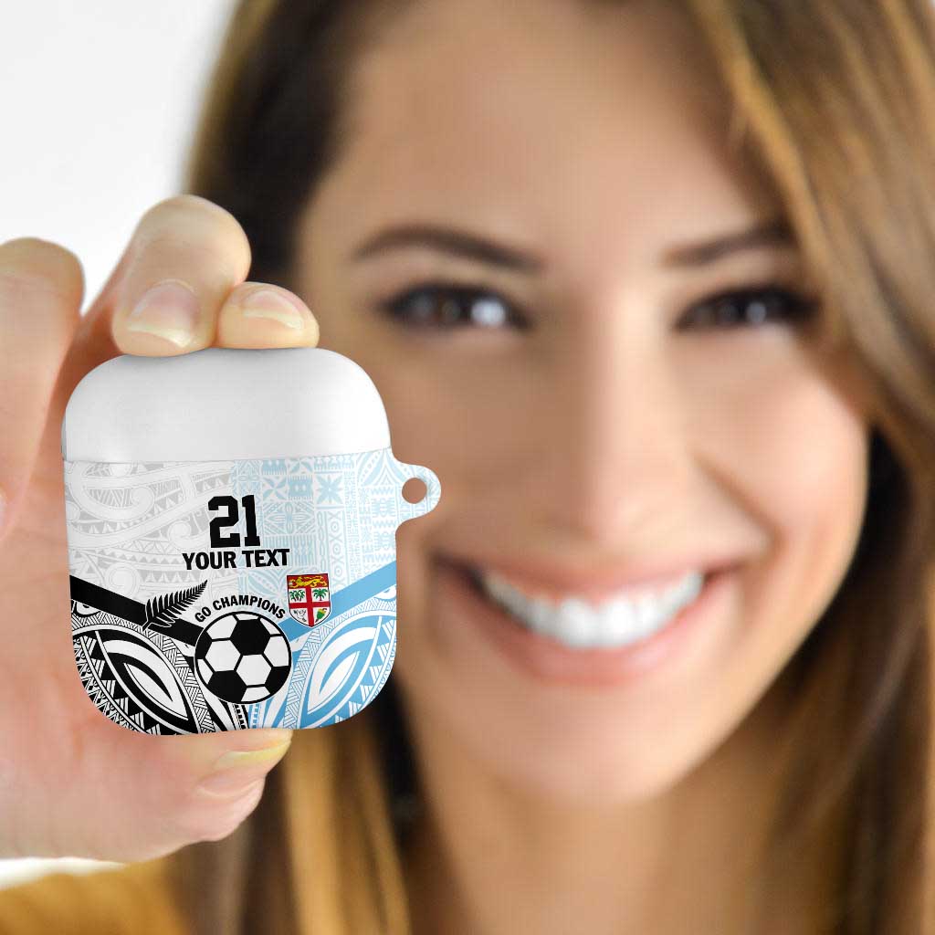 New Zealand-Fiji Football Custom AirPods Case Together Go Champions - Polynesian Pride