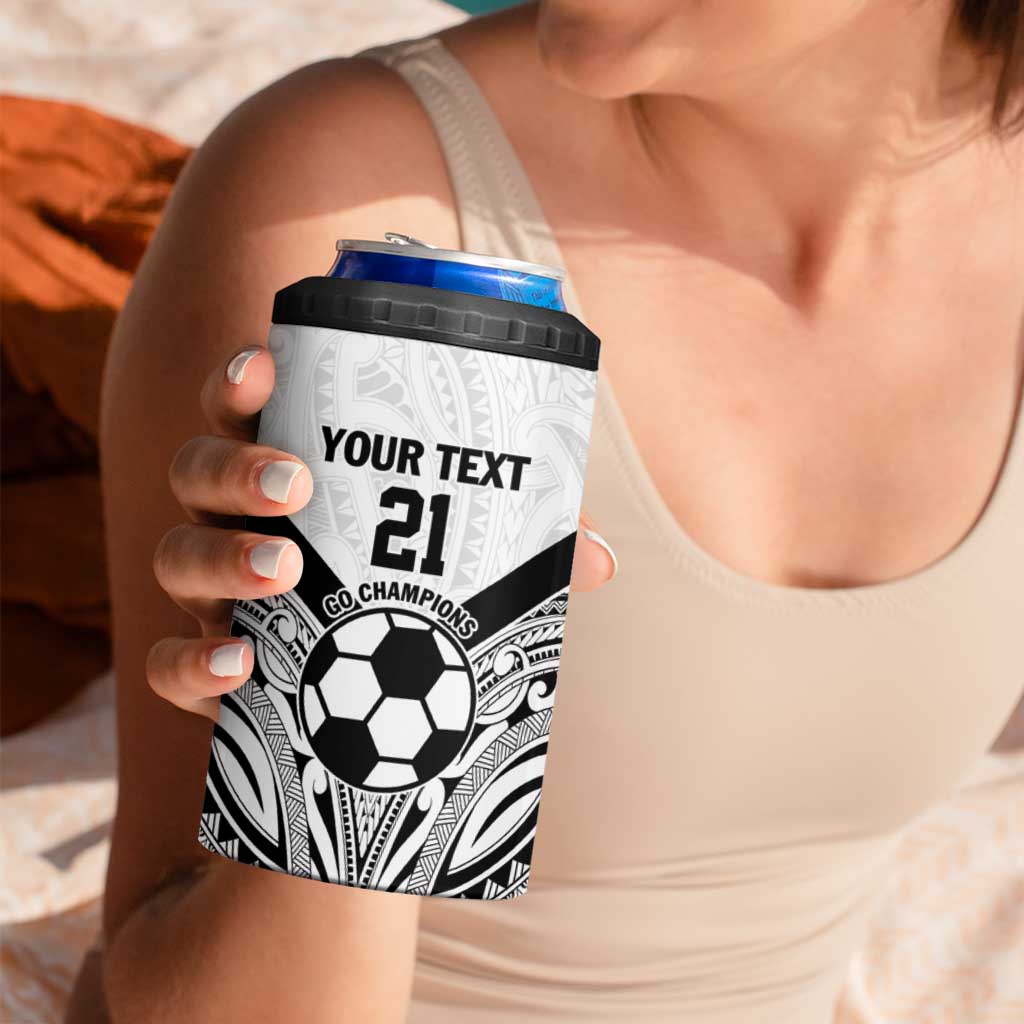 New Zealand-Fiji Football Custom 4 in 1 Can Cooler Tumbler Together Go Champions