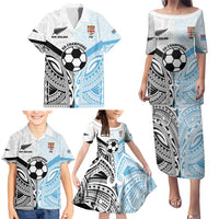 New Zealand-Fiji Football Custom Family Matching Puletasi and Hawaiian Shirt Together Go Champions LT9 - Polynesian Pride
