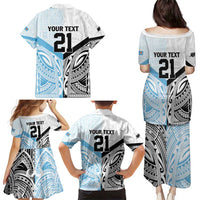 New Zealand-Fiji Football Custom Family Matching Puletasi and Hawaiian Shirt Together Go Champions LT9 - Polynesian Pride