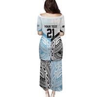 New Zealand-Fiji Football Custom Family Matching Puletasi and Hawaiian Shirt Together Go Champions LT9 - Polynesian Pride