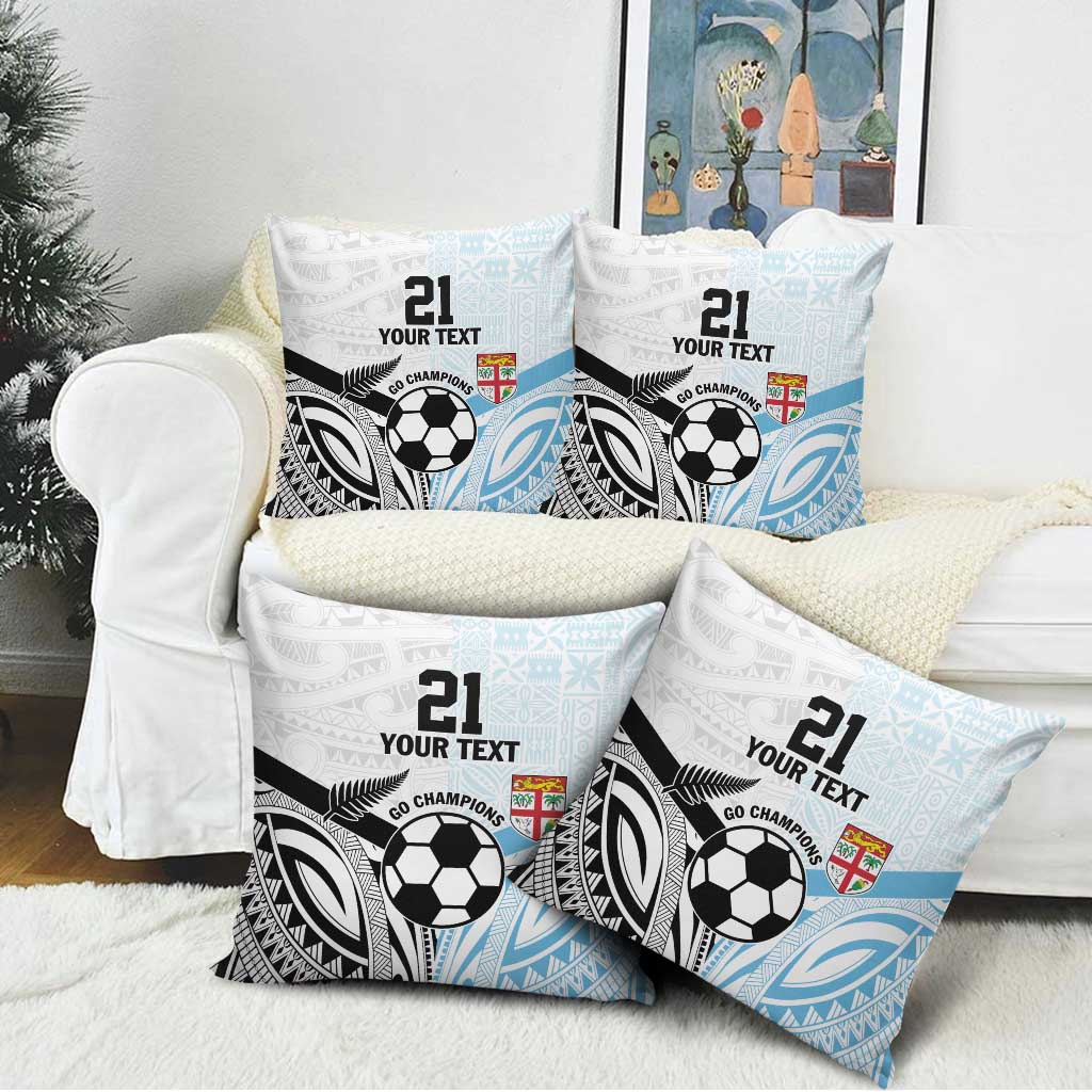 New Zealand-Fiji Football Custom Pillow Cover Together Go Champions - Polynesian Pride