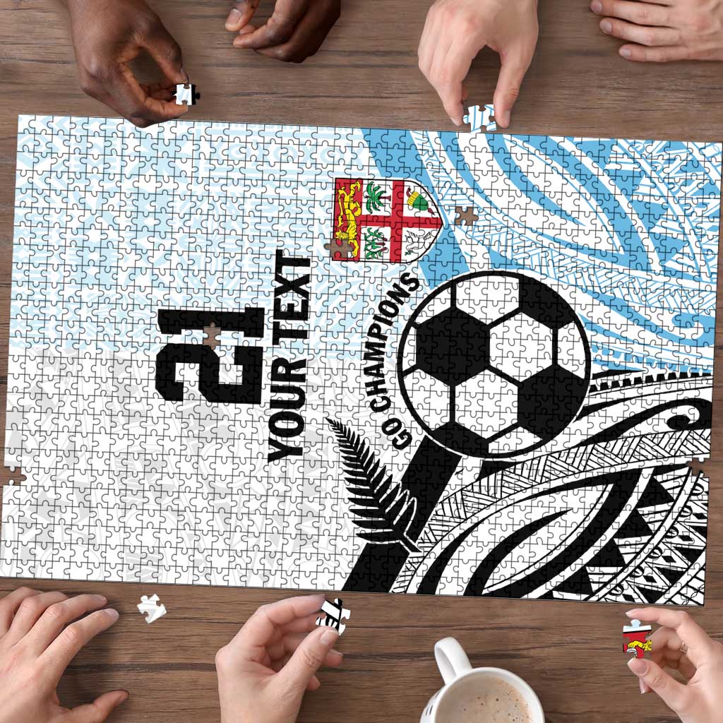 New Zealand-Fiji Football Custom Puzzle Together Go Champions - Polynesian Pride
