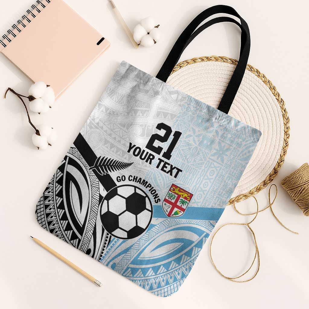 New Zealand-Fiji Football Custom Tote Bag Together Go Champions - Polynesian Pride