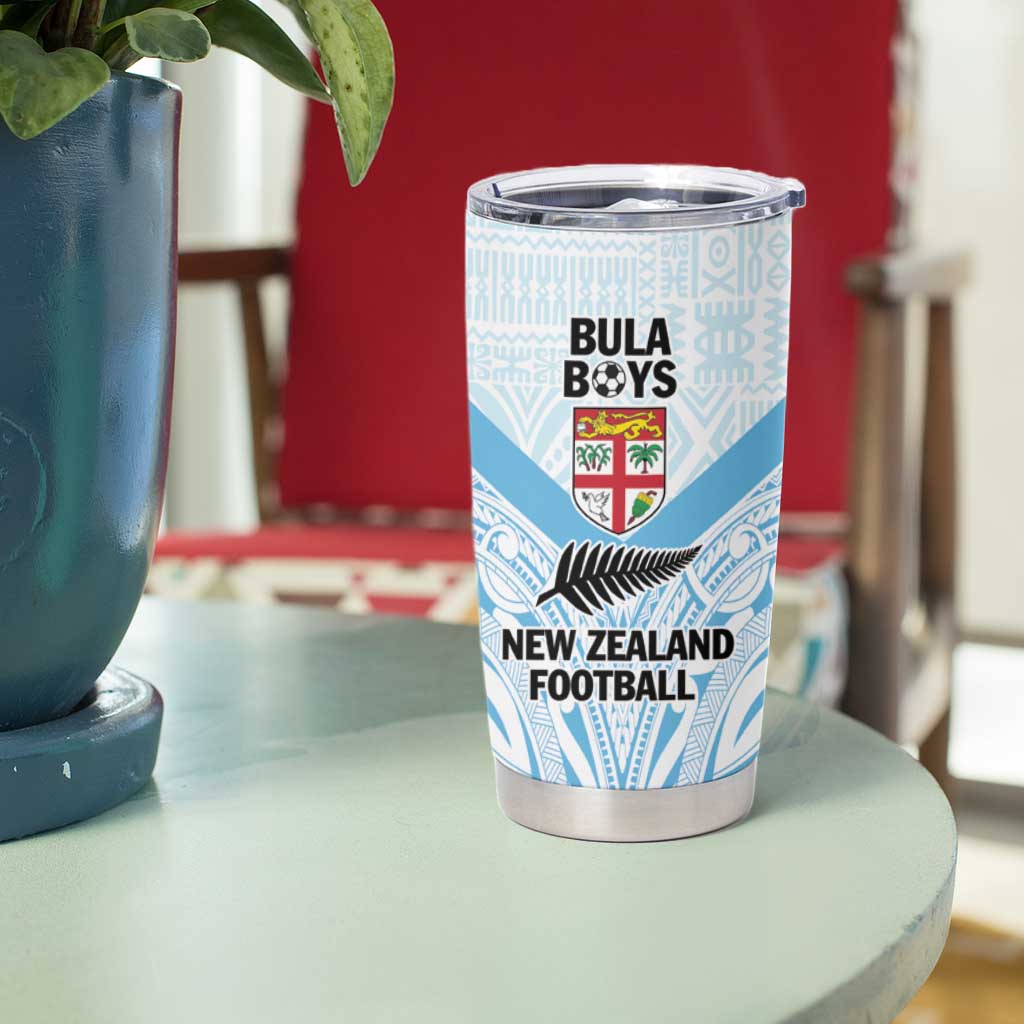 New Zealand-Fiji Football Custom Tumbler Cup Together Go Champions