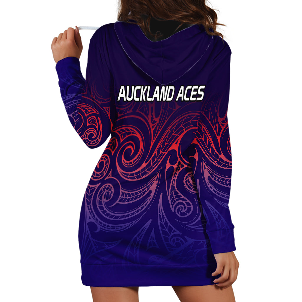 New Zealand Auckland Cricket Hoodie Dress Maori Traditional Ethnic Style LT9 - Polynesian Pride