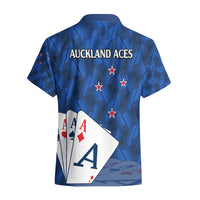 New Zealand Cricket Hawaiian Shirt Auckland Aces Sporty Style LT9 - Polynesian Pride