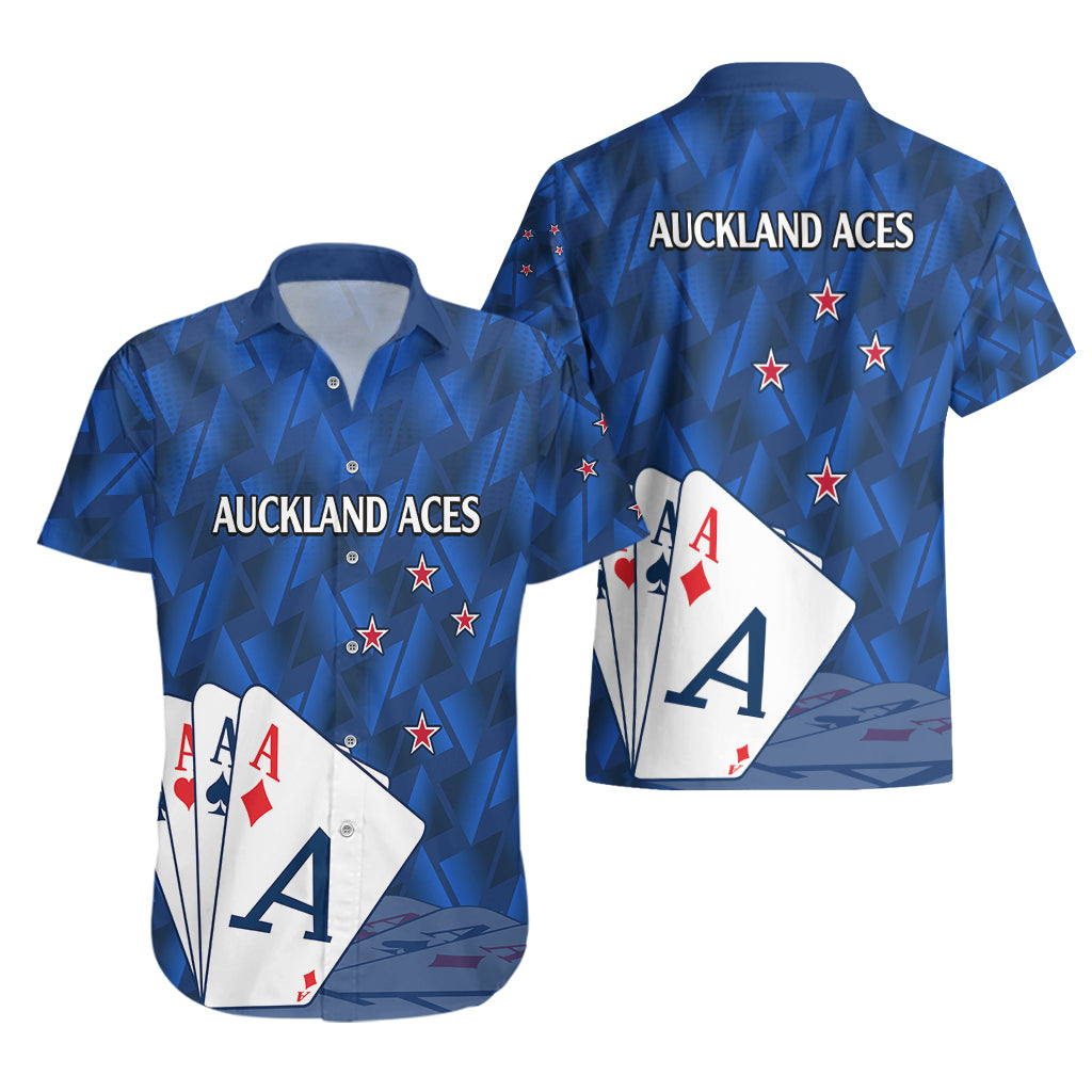 New Zealand Cricket Hawaiian Shirt Auckland Aces Sporty Style LT9 - Polynesian Pride
