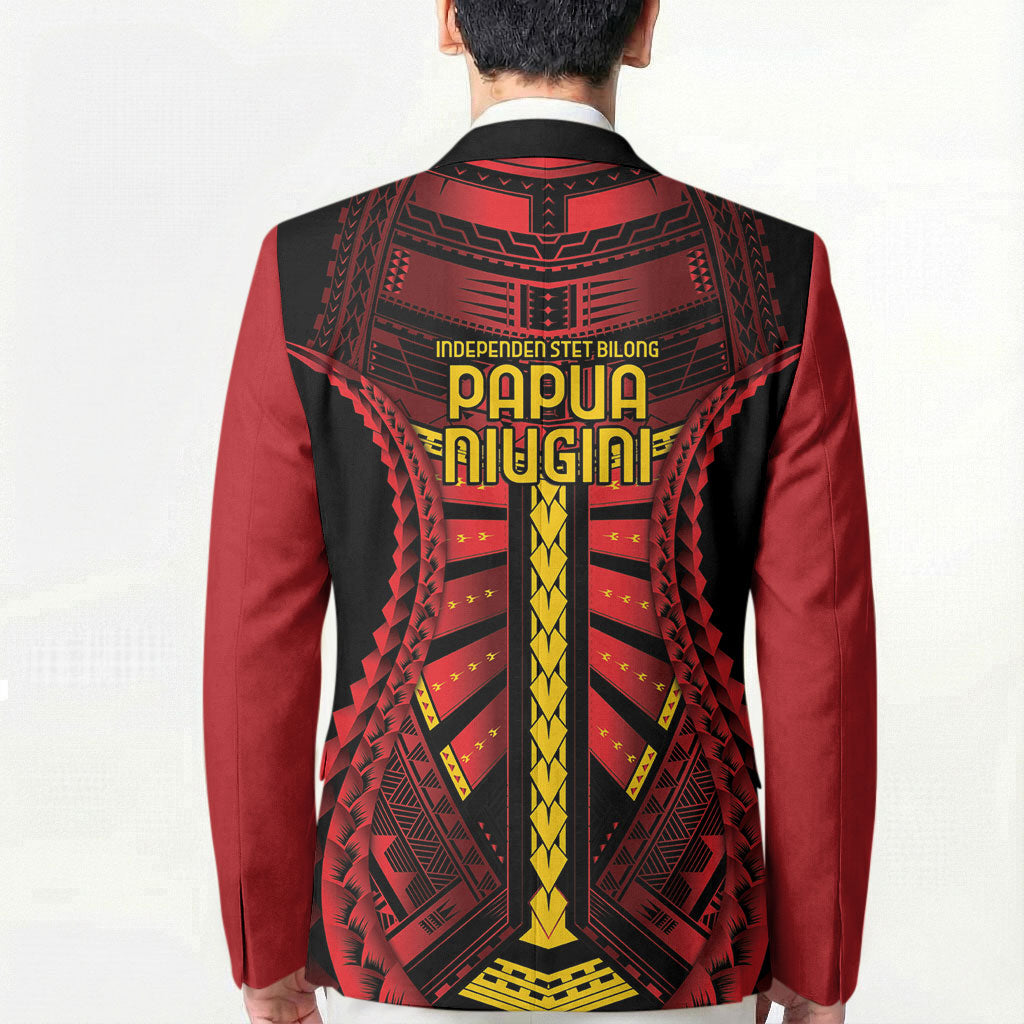 Independen Stet bilong Papua Niugini 1975 Blazer Red Tribal Papua New Guinea Province Flag LT9 - Polynesian Pride