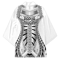 Independen Stet bilong Papua Niugini 1975 Kimono White Tribal Papua New Guinea Province Flag LT9 - Polynesian Pride