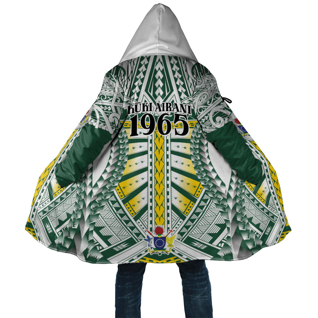 Cook Islands 1965 National Pride Cloak White Tribal Pattern LT9 Unisex White - Polynesian Pride