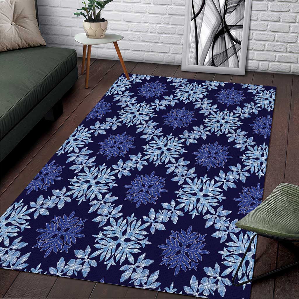 Palaka Hawaiian Quilt Seamless Pattern Area Rug - Polynesian Pride