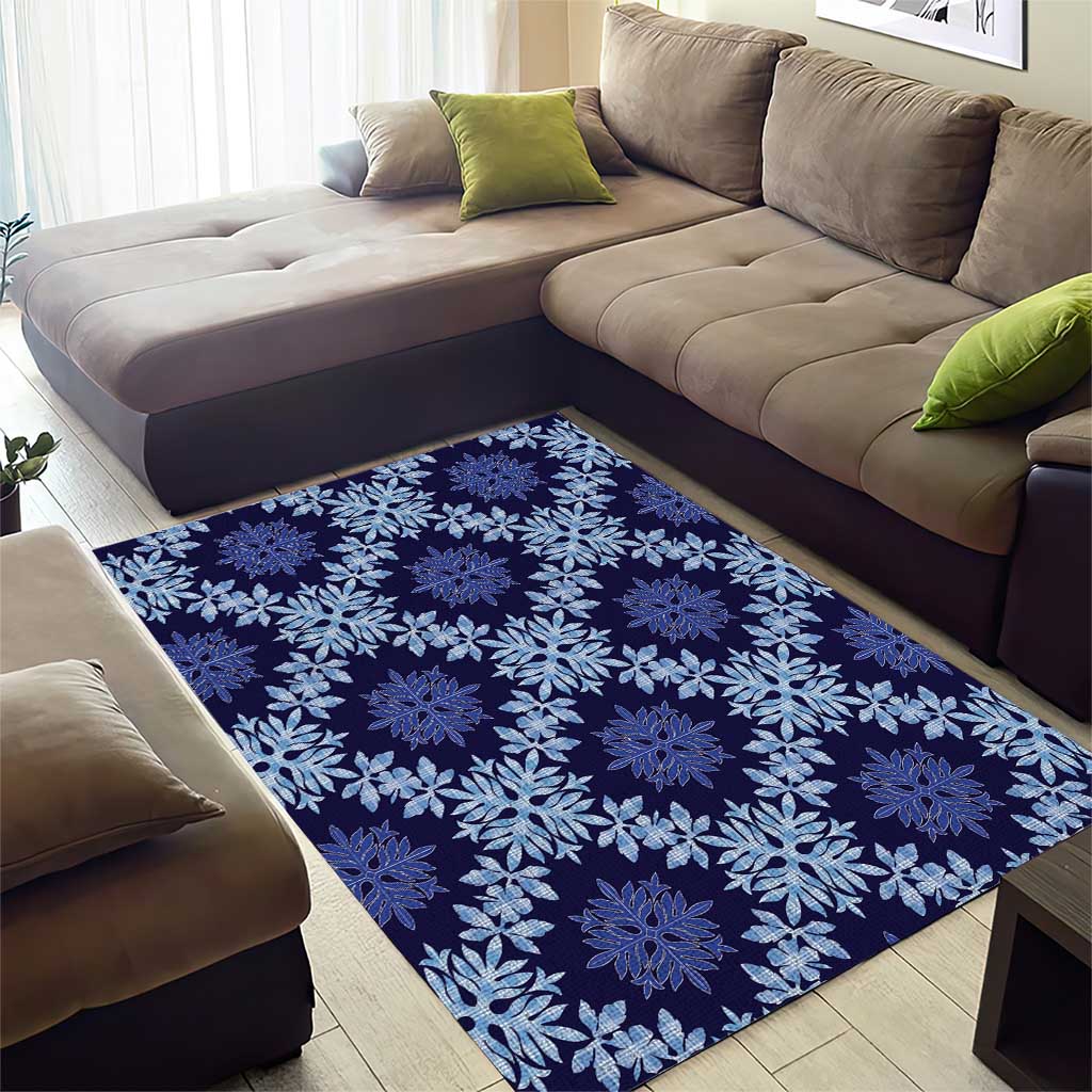 Palaka Hawaiian Quilt Seamless Pattern Area Rug - Polynesian Pride