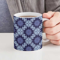 Palaka Hawaiian Quilt Seamless Pattern Ceramic Mug - Polynesian Pride