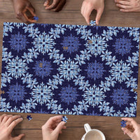 Palaka Hawaiian Quilt Seamless Pattern Puzzle - Polynesian Pride