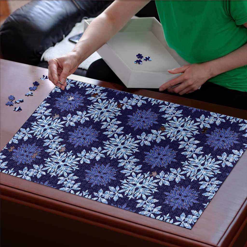 Palaka Hawaiian Quilt Seamless Pattern Puzzle - Polynesian Pride