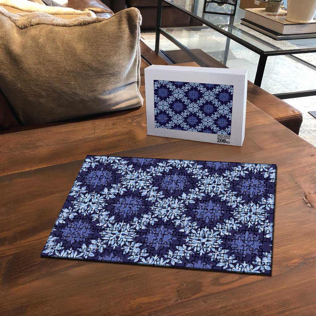 Palaka Hawaiian Quilt Seamless Pattern Puzzle - Polynesian Pride