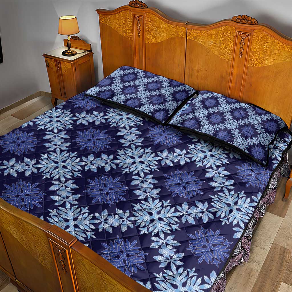 Palaka Hawaiian Quilt Seamless Pattern Quilt Bed Set - Polynesian Pride