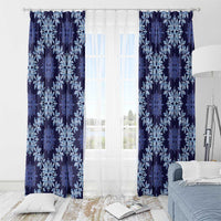 Palaka Hawaiian Quilt Seamless Pattern Window Curtain - Polynesian Pride