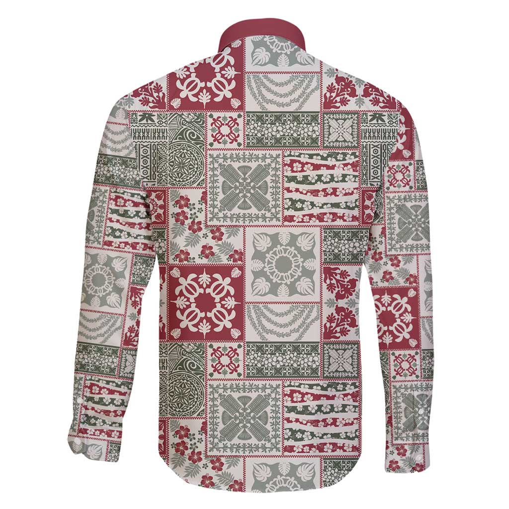 Mele Kalikimaka Hawaii Christmas Family Matching Puletasi and Hawaiian Shirt Aloha Spirit with Hawaiian Quilt Pattern - Polynesian Pride