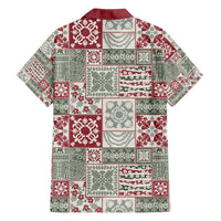 Mele Kalikimaka Hawaii Christmas Family Matching Summer Maxi Dress and Hawaiian Shirt Aloha Spirit with Hawaiian Quilt Pattern - Polynesian Pride