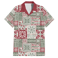 Mele Kalikimaka Hawaii Christmas Hawaiian Shirt Aloha Spirit with Hawaiian Quilt Pattern - Polynesian Pride