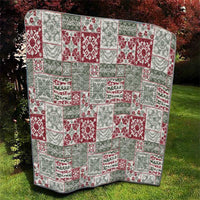 Mele Kalikimaka Hawaii Christmas Quilt Aloha Spirit with Hawaiian Quilt Pattern - Polynesian Pride
