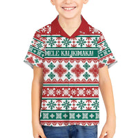 Mele Kalikimaka Hawaii Christmas Hawaiian Shirt Hawaiian Quilt Pattern Style - Polynesian Pride